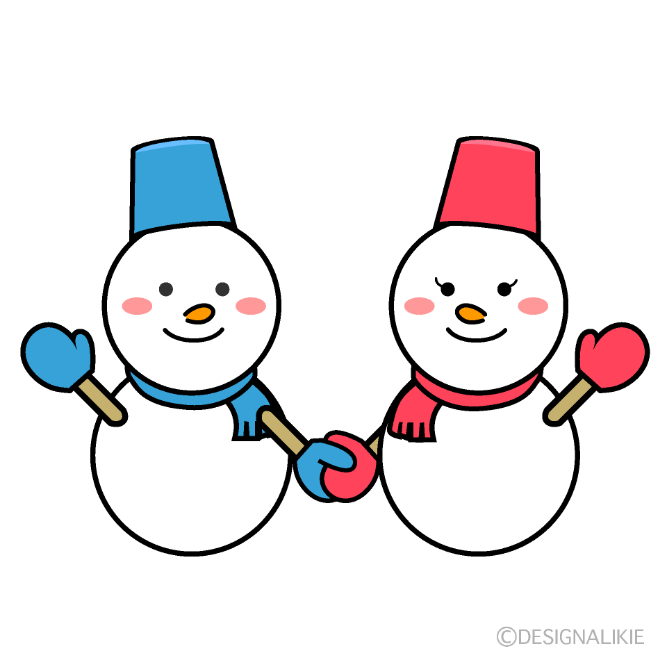 Snowman Couple