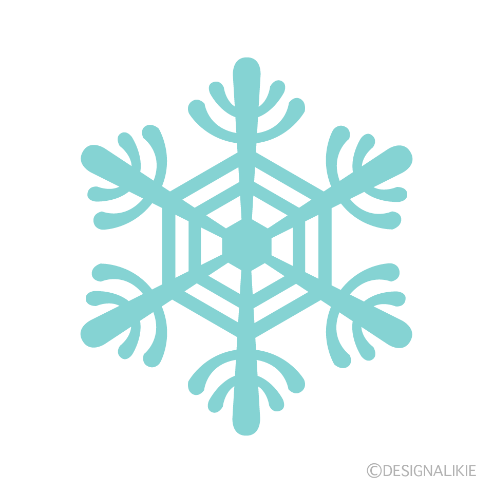 Light Blue Snowflake 3