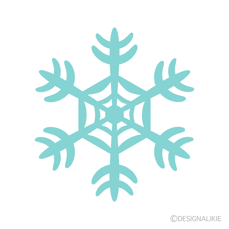 Copos de Nieve Azul Claro 5
