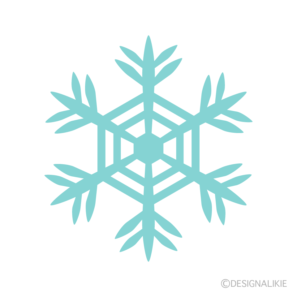 Light Blue Snowflake 5