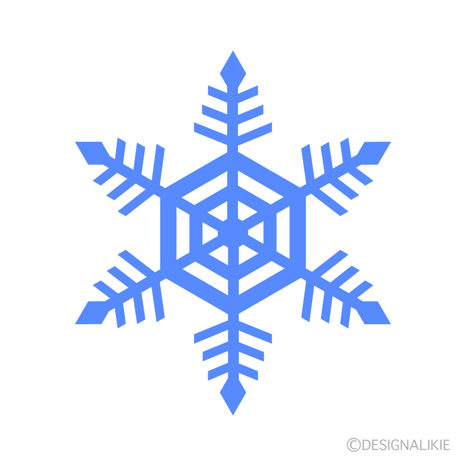 Blue Snowflake 1