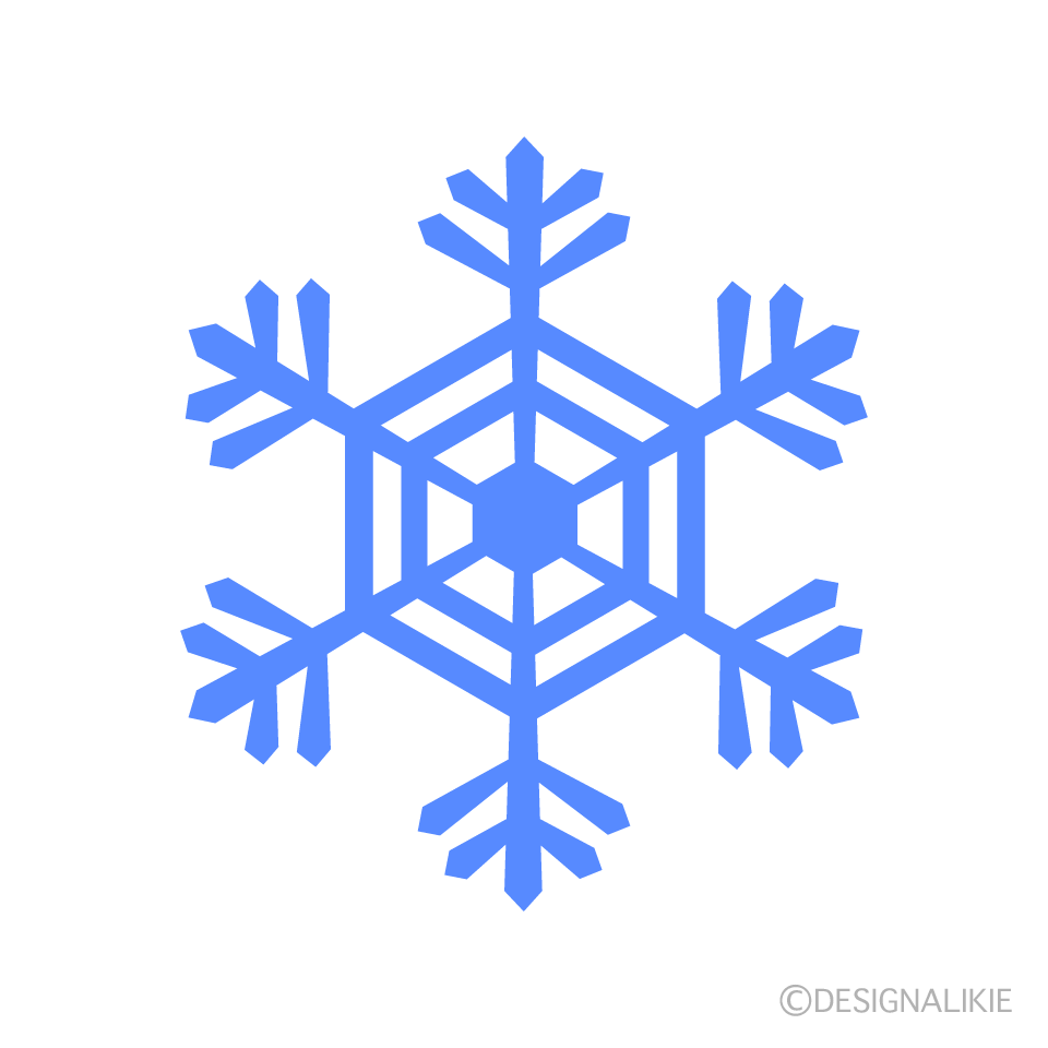 Blue Snowflake 2