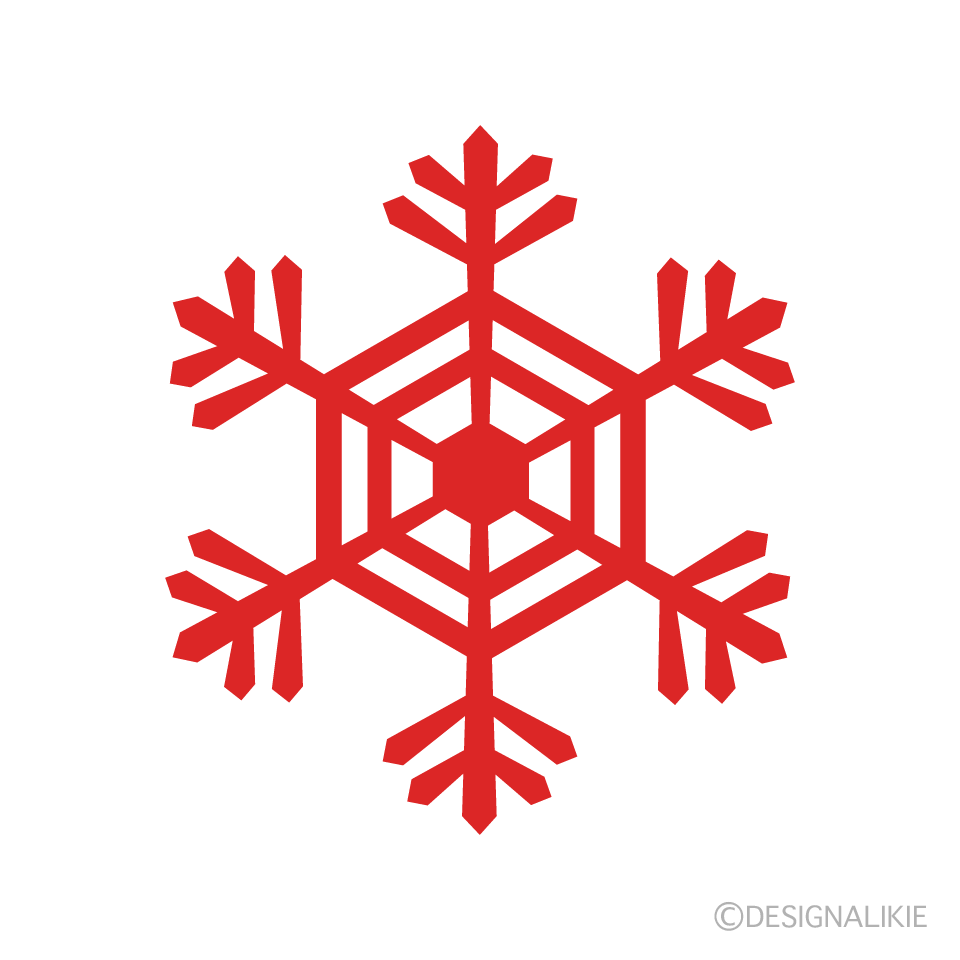 Red Snowflake 2