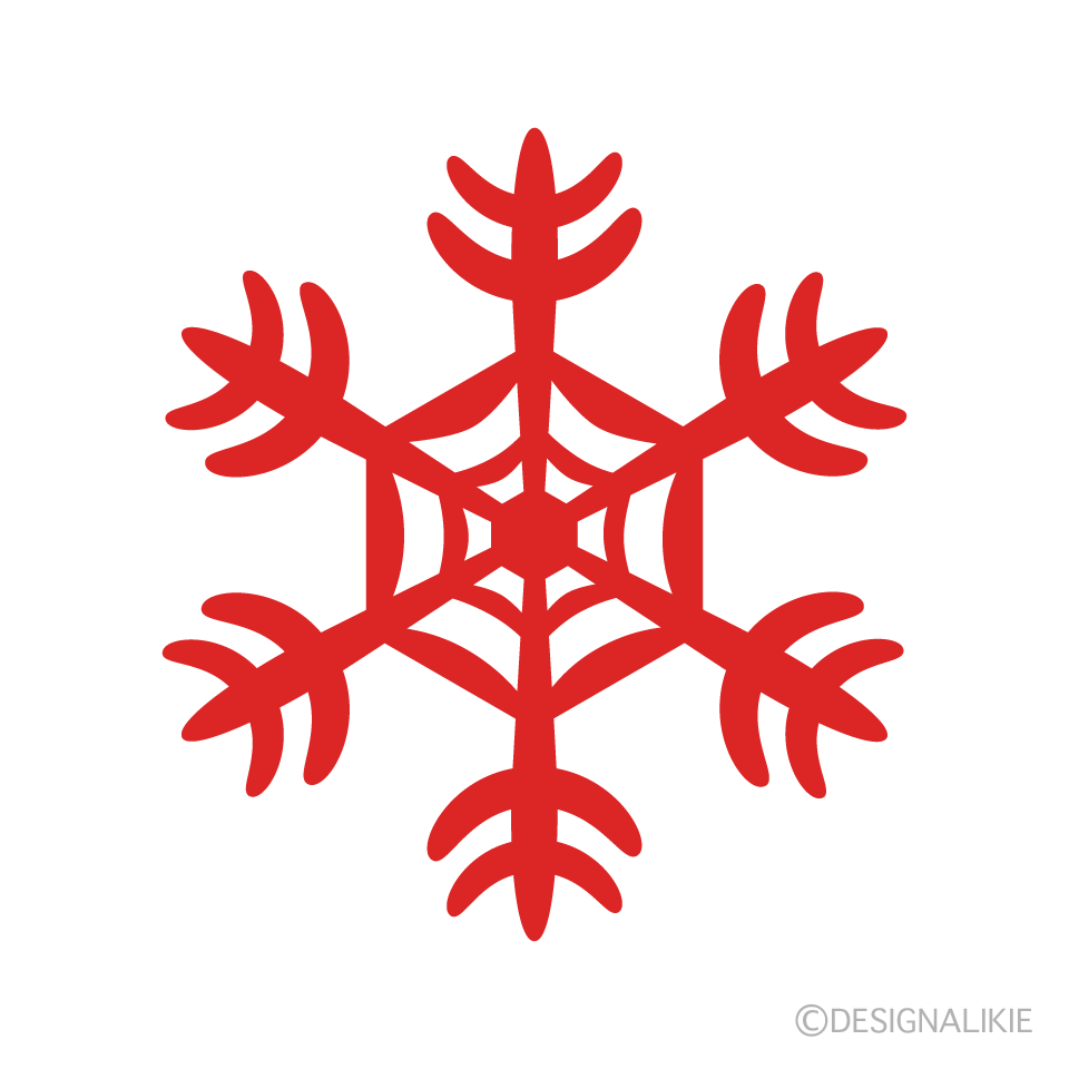 Copo de Nieve Rojo 5