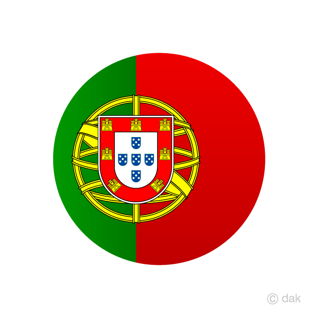 Portugal Circle Flag