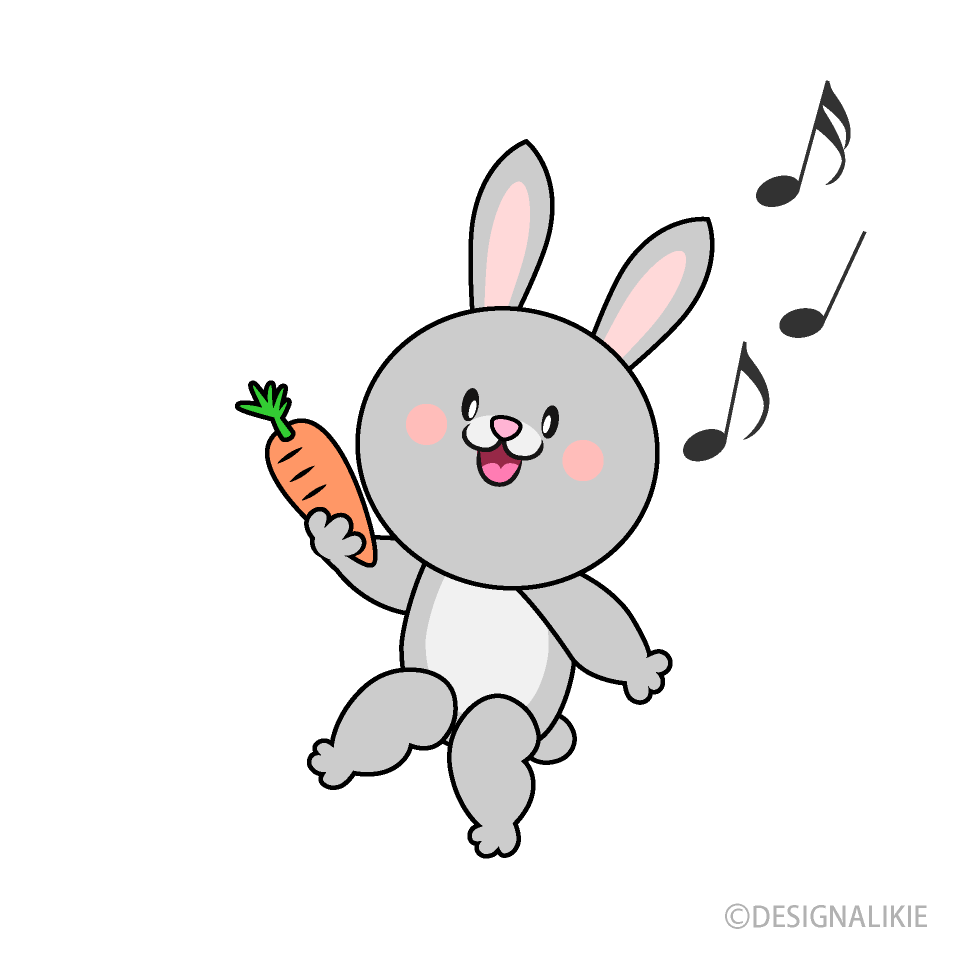 Conejo Bailando con Zanahoria