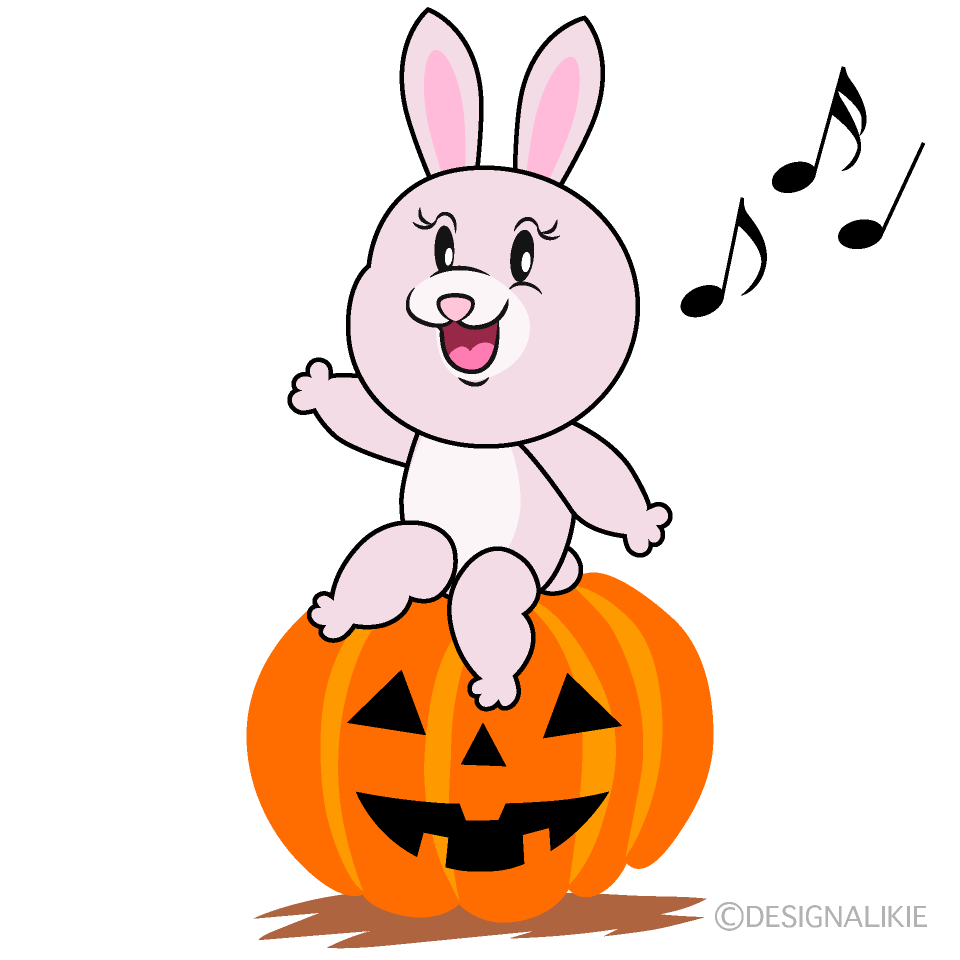 Bunny Enjoying Halloween