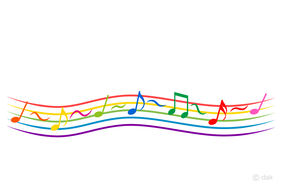 Colorful Music Notes