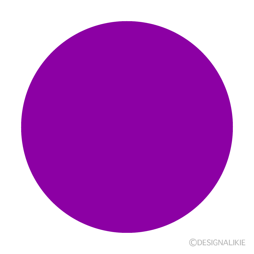 Círculo simple morado
