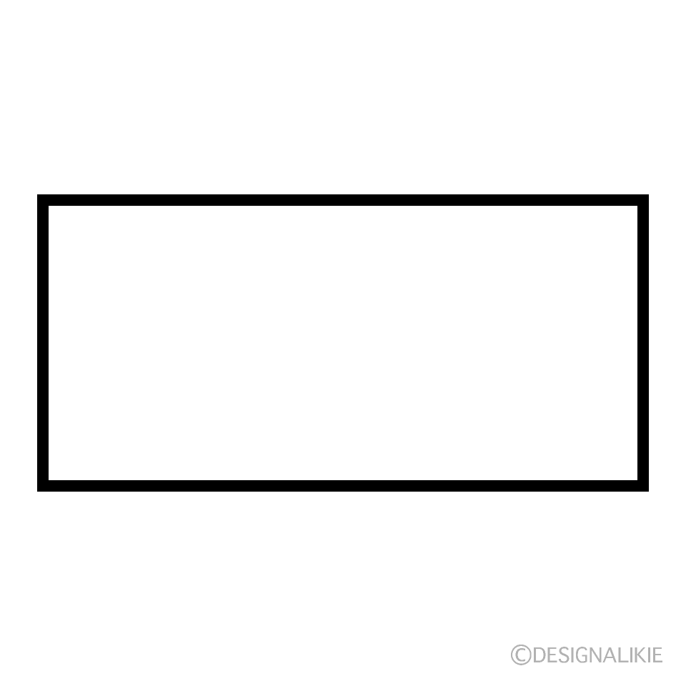 Rectángulo negro y blanco