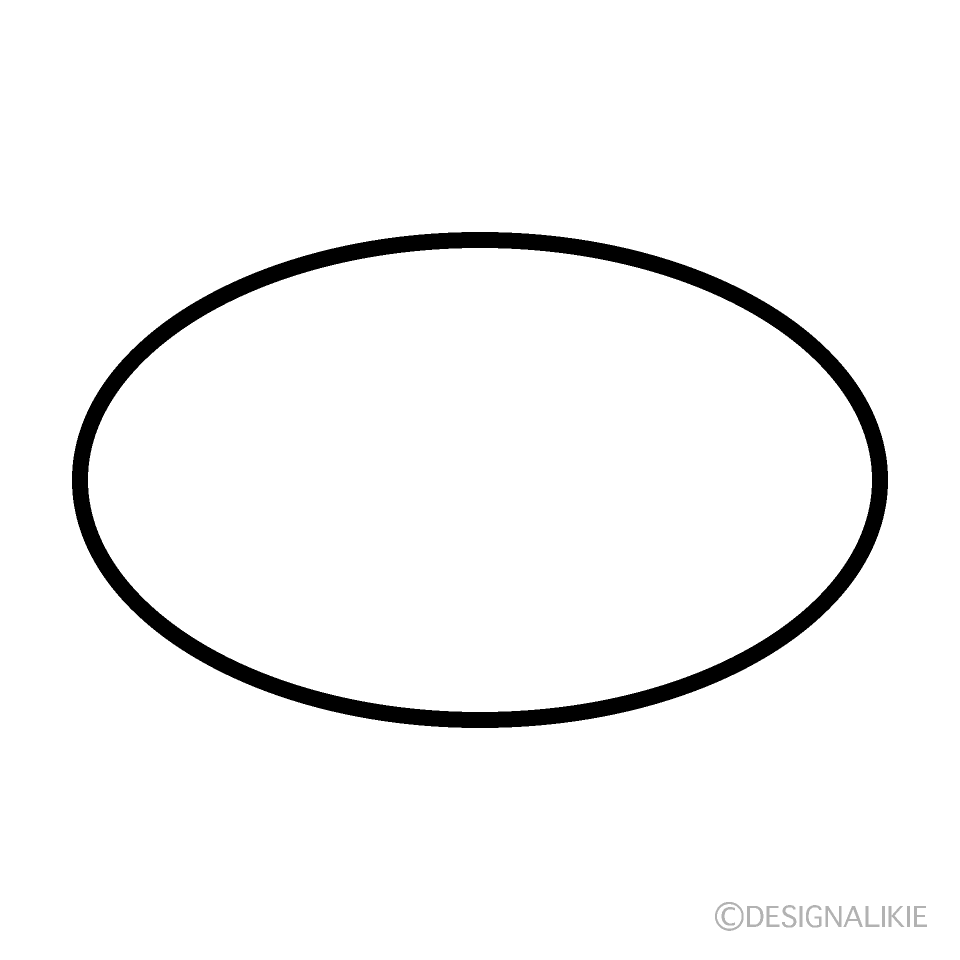 Elipse negra y blanca