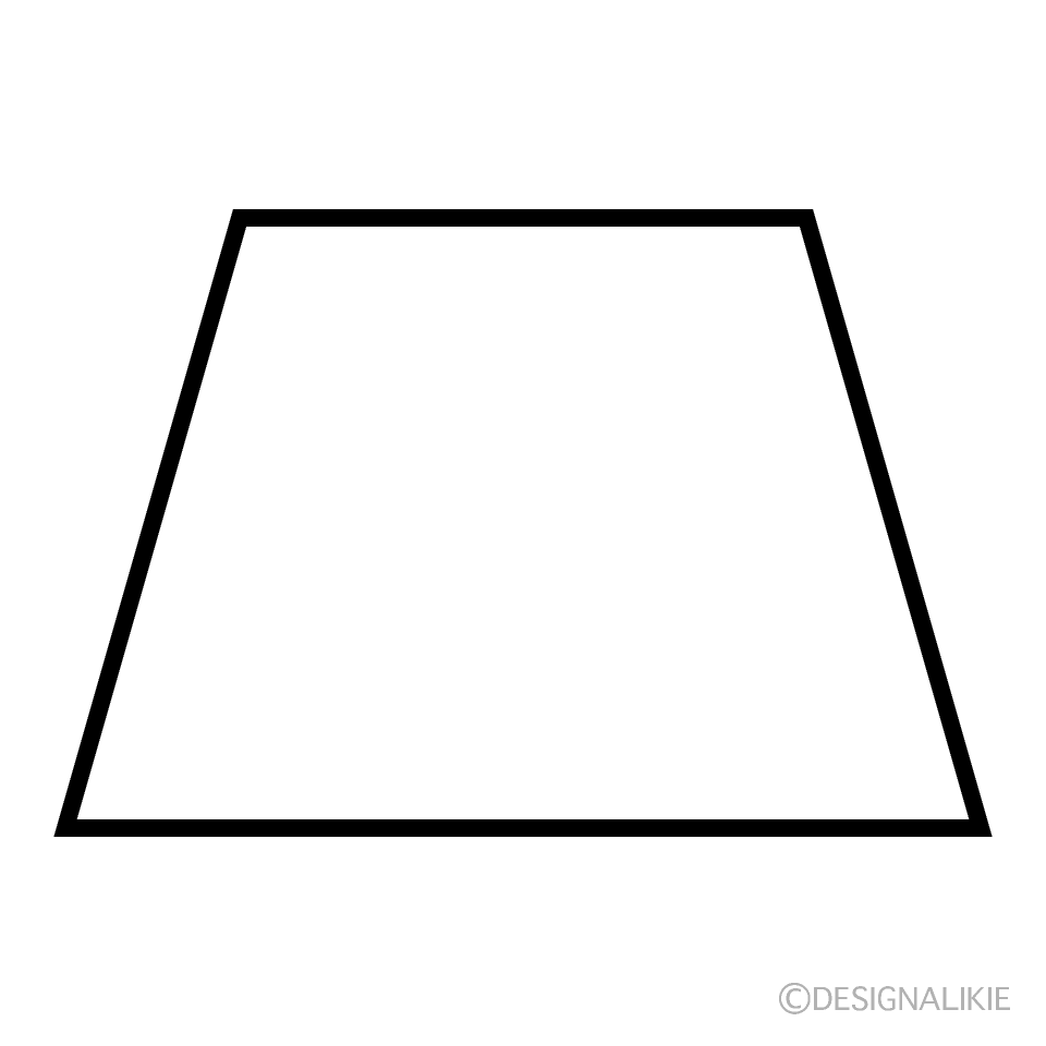 Trapezoid Shape Black and White