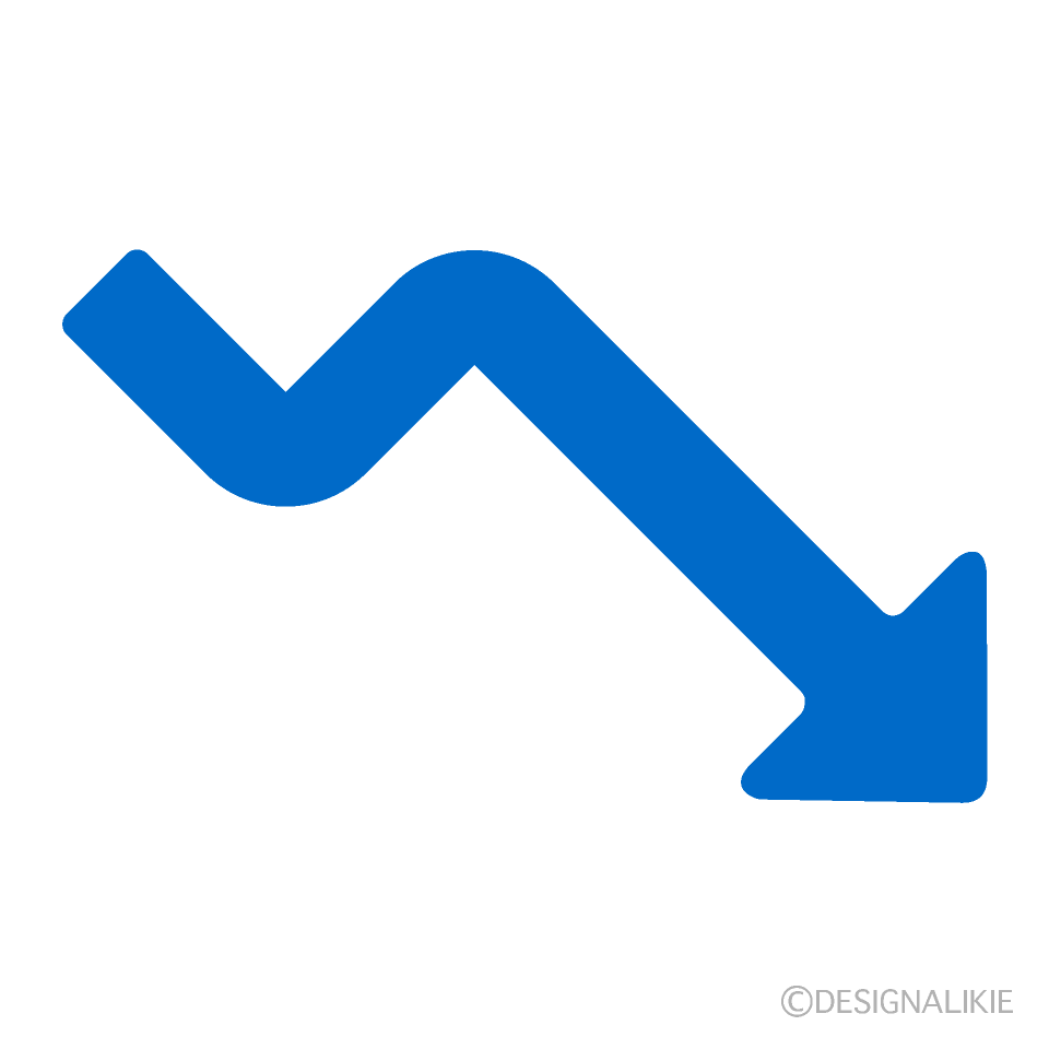 Simple Downward Trend Arrow