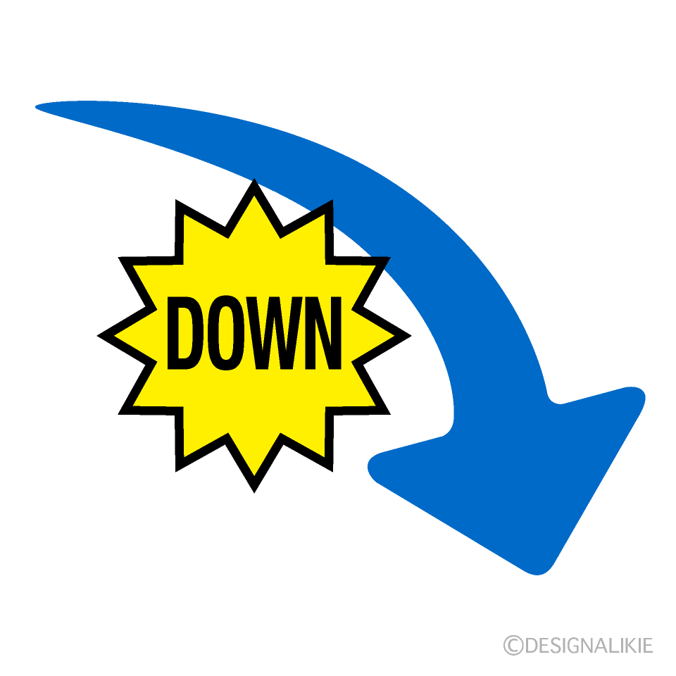 Simple Drop Arrow with Down