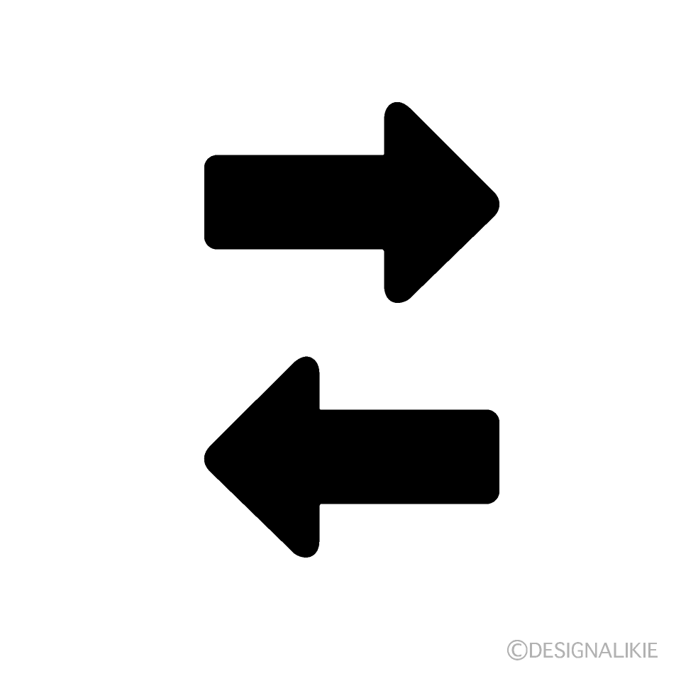 Left Right Black Arrow