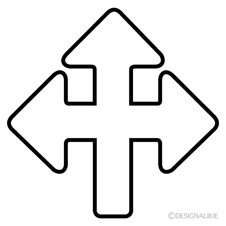 Flecha de intersección negra