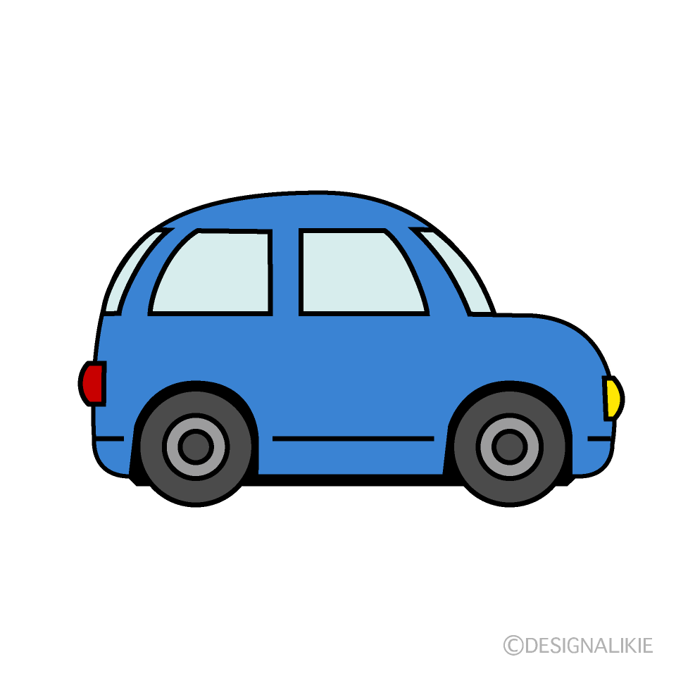Cute Blue Wagon