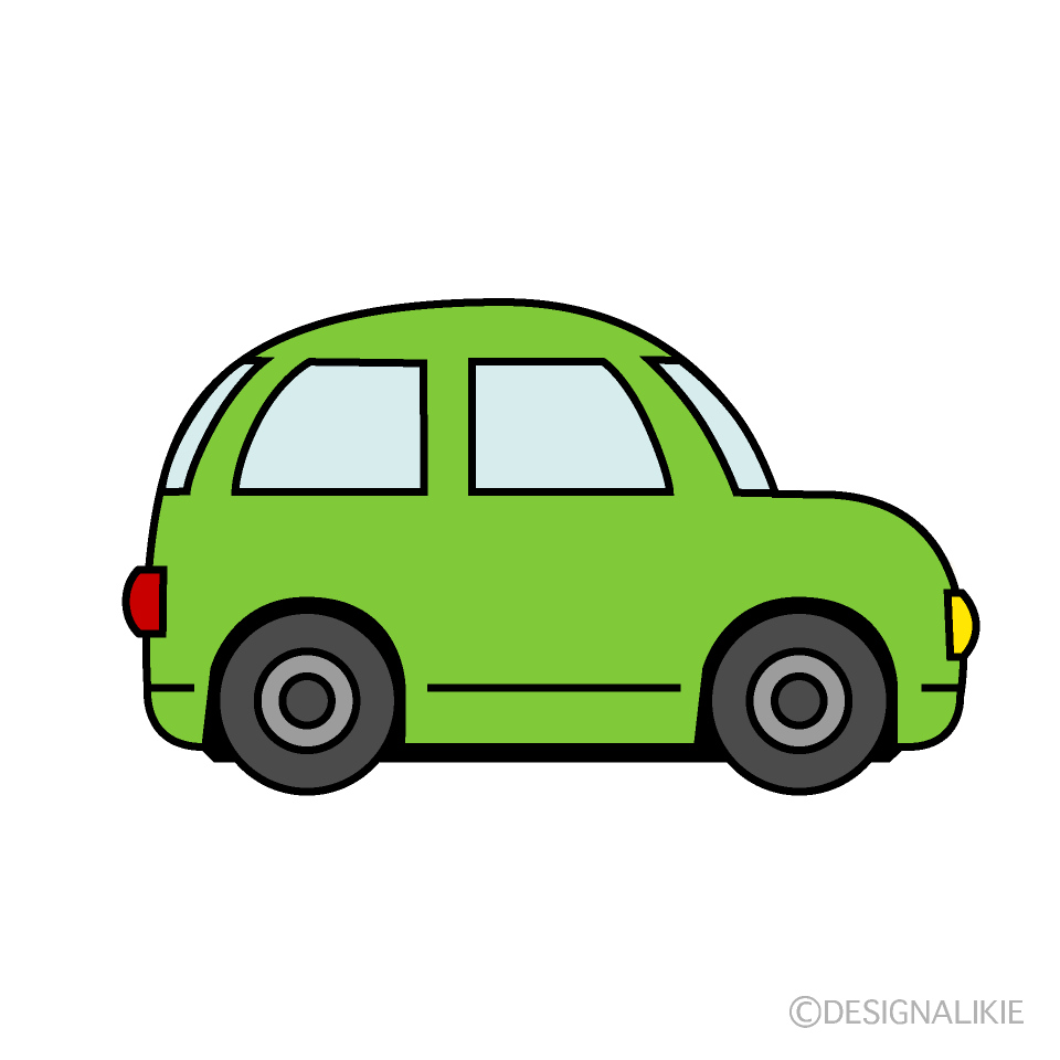 Cute Yellow Green Wagon