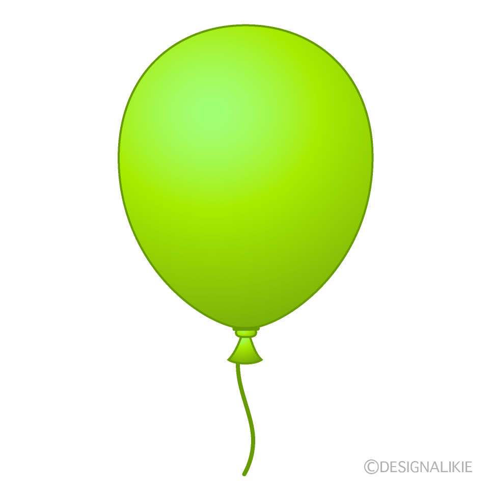 Yellow Green Balloon