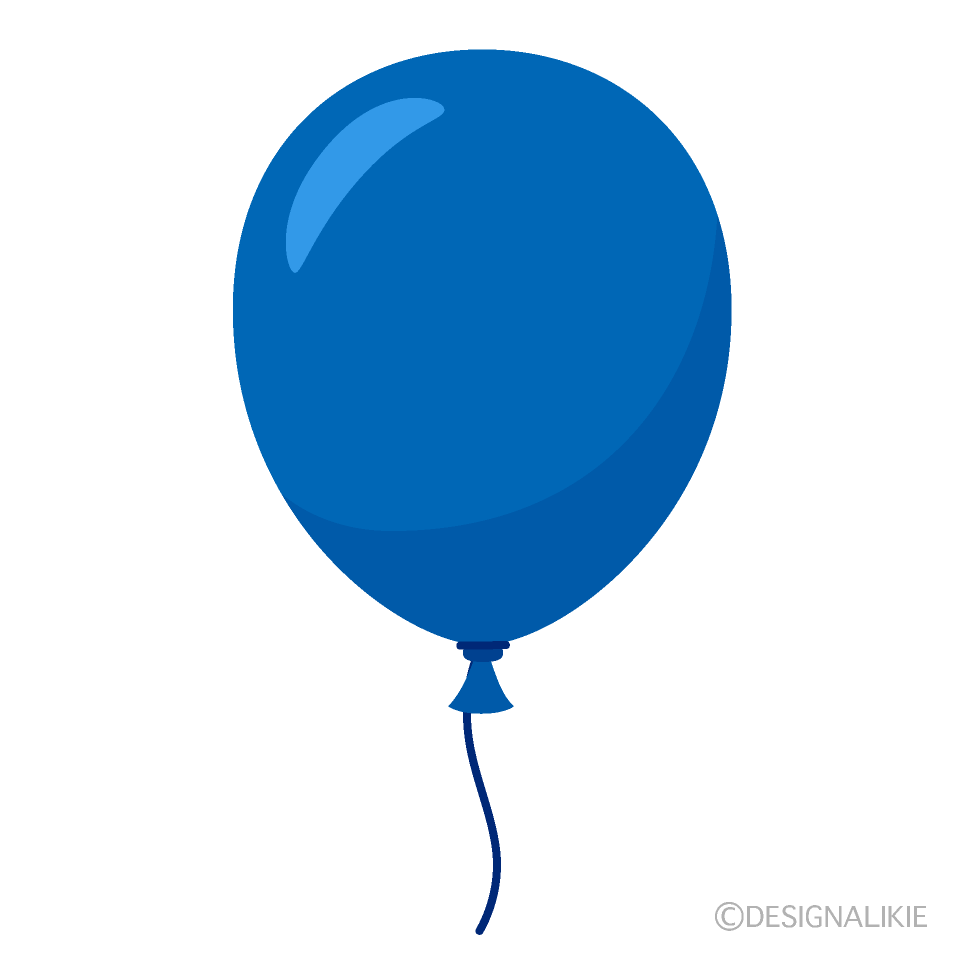 Simple Blue Balloon