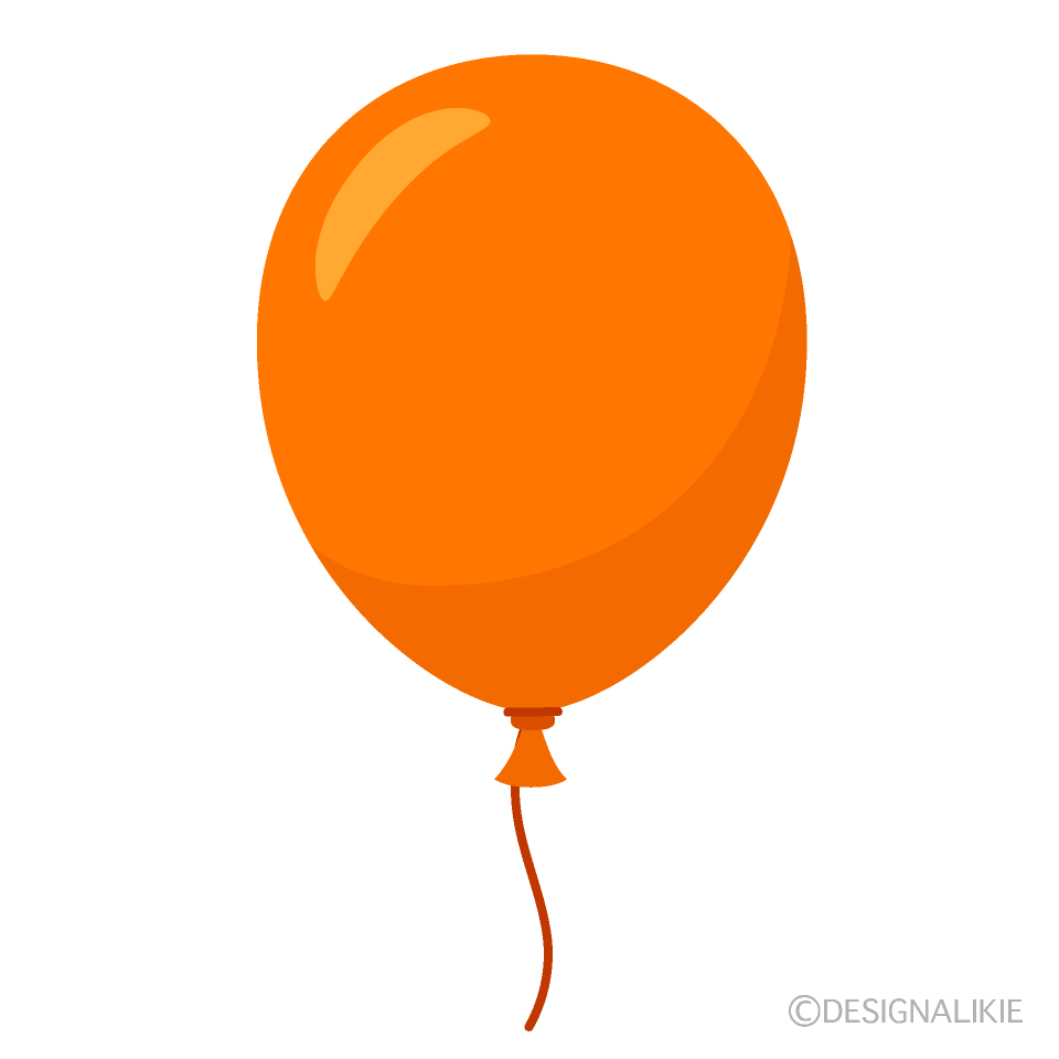 Simple Orange Balloon