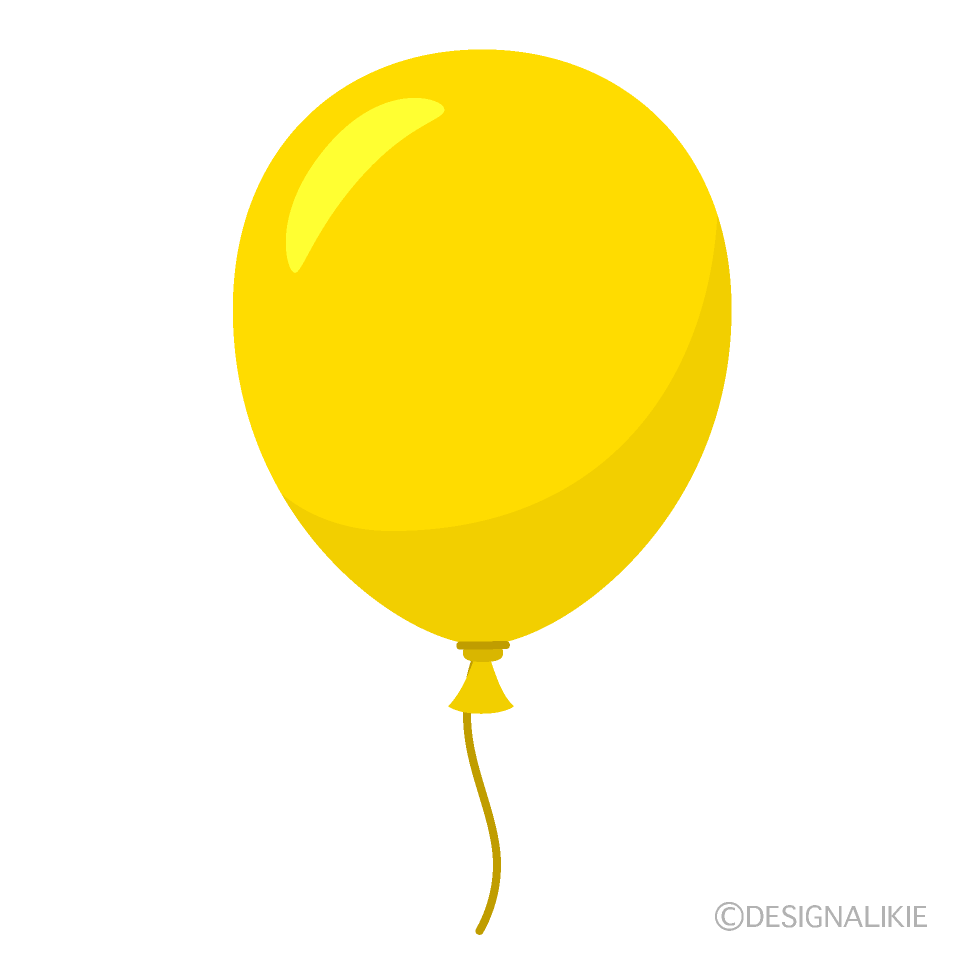 Globo amarillo simple