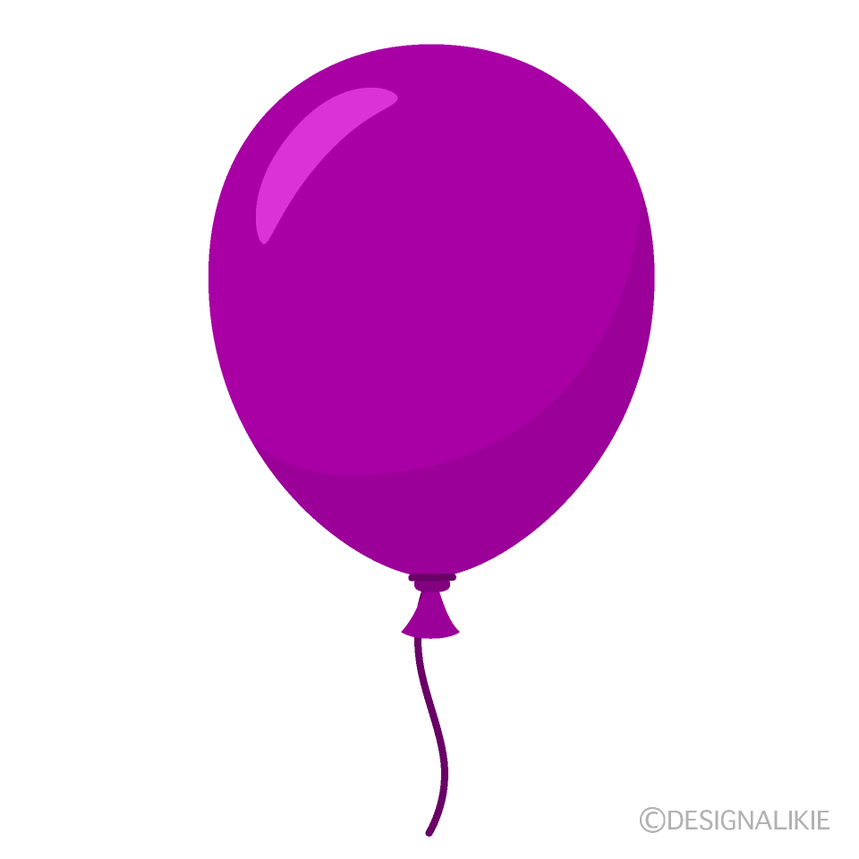 Globo morado simple