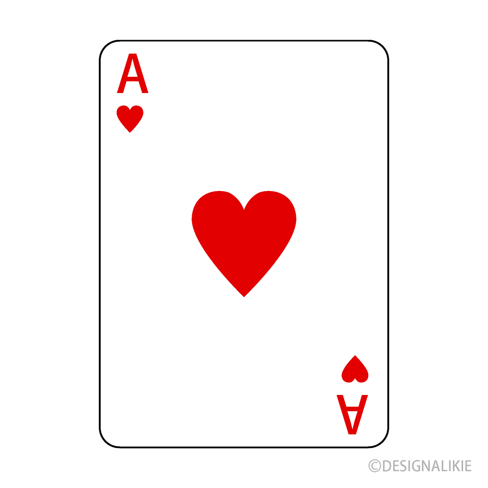 Ace of Hearts  Playing Card