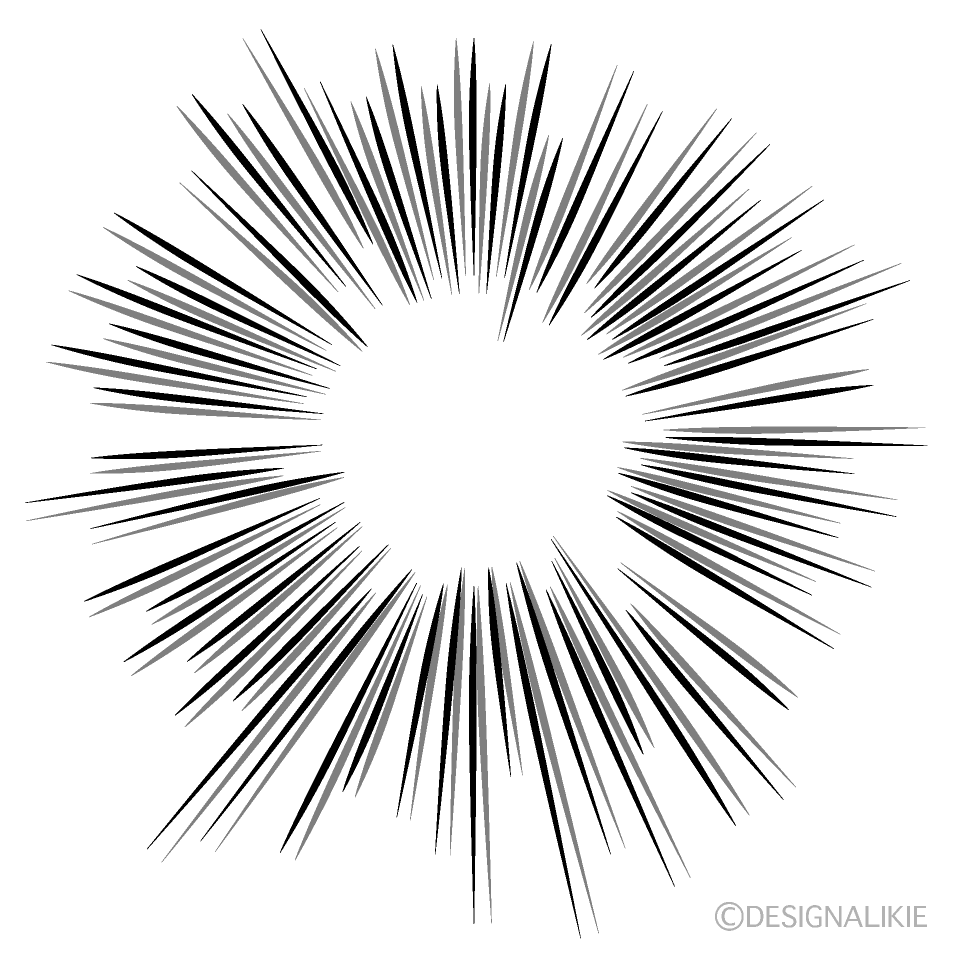 Comic Explosion with Shadow