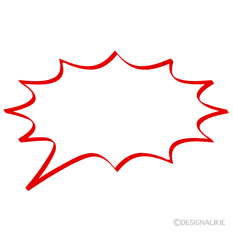 Surprising Speech Bubble with Color Line