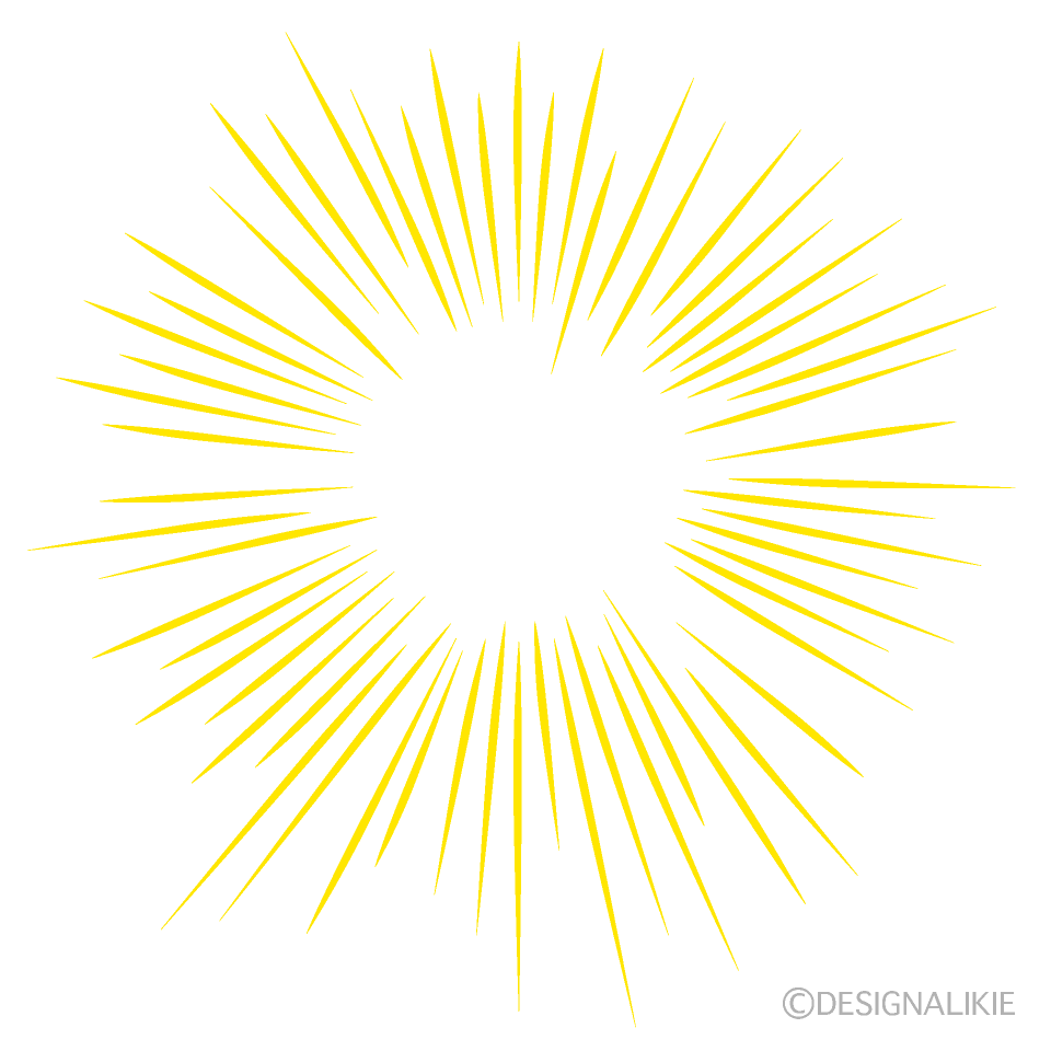 Comic Explosion with Color Line