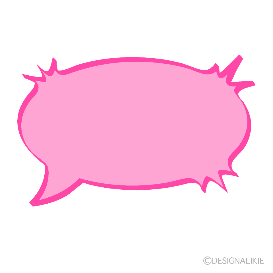 Comic Speech Bubble with Color