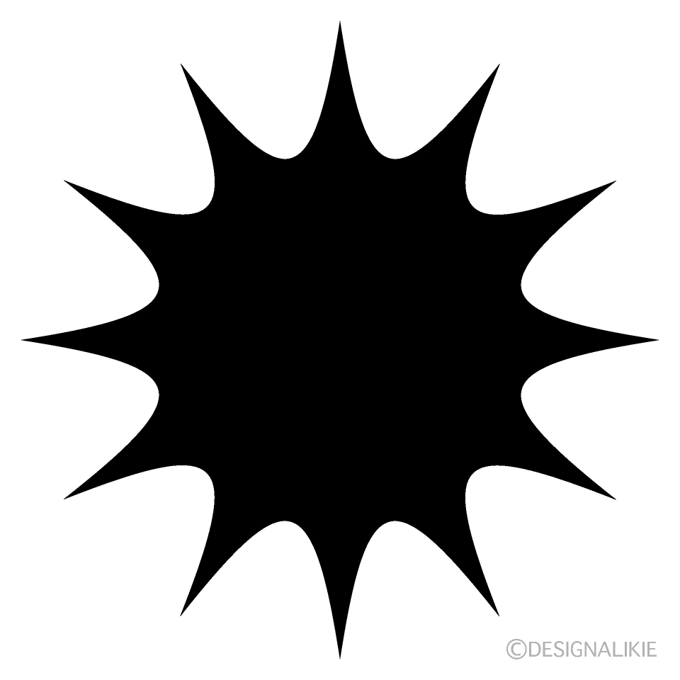 Explosion Black and White