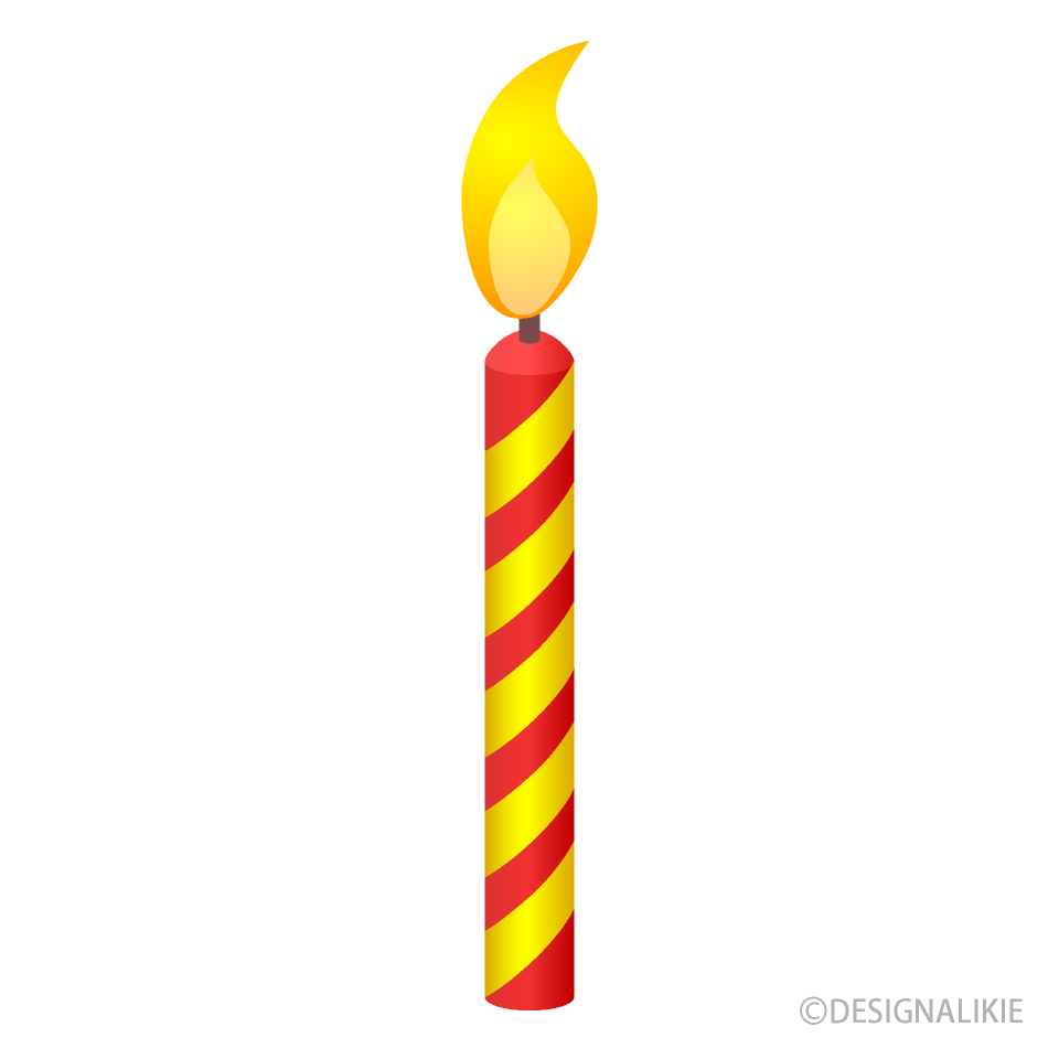 Red Yellow Candle