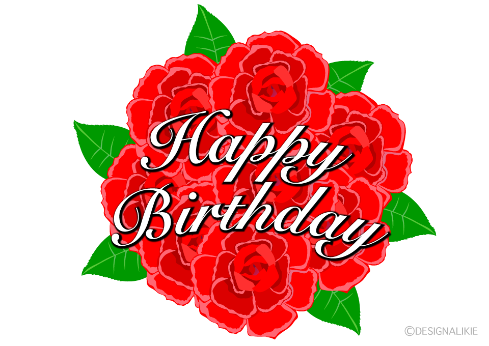 Happy Birthday Rose Flowers