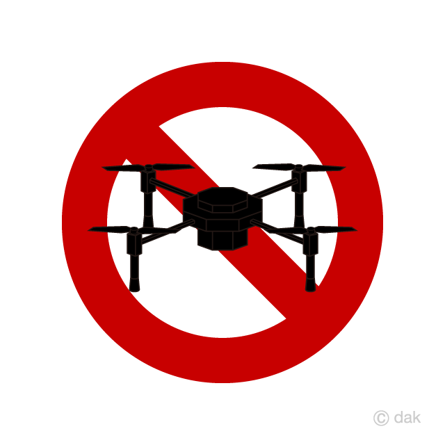 No Drone Sign
