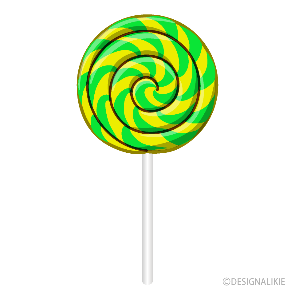 Yellow Green Lollipop