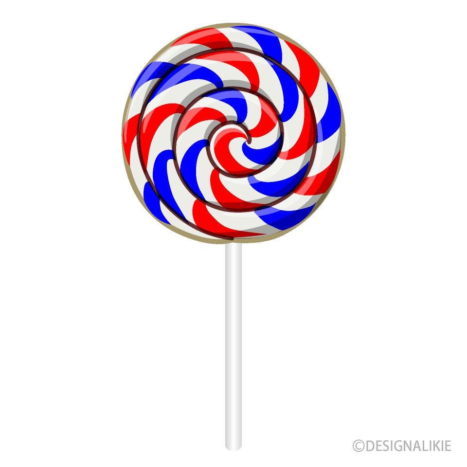 Red Blue Lollipop