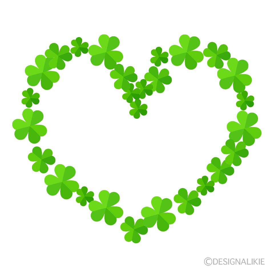 Shamrock Heart Wreath