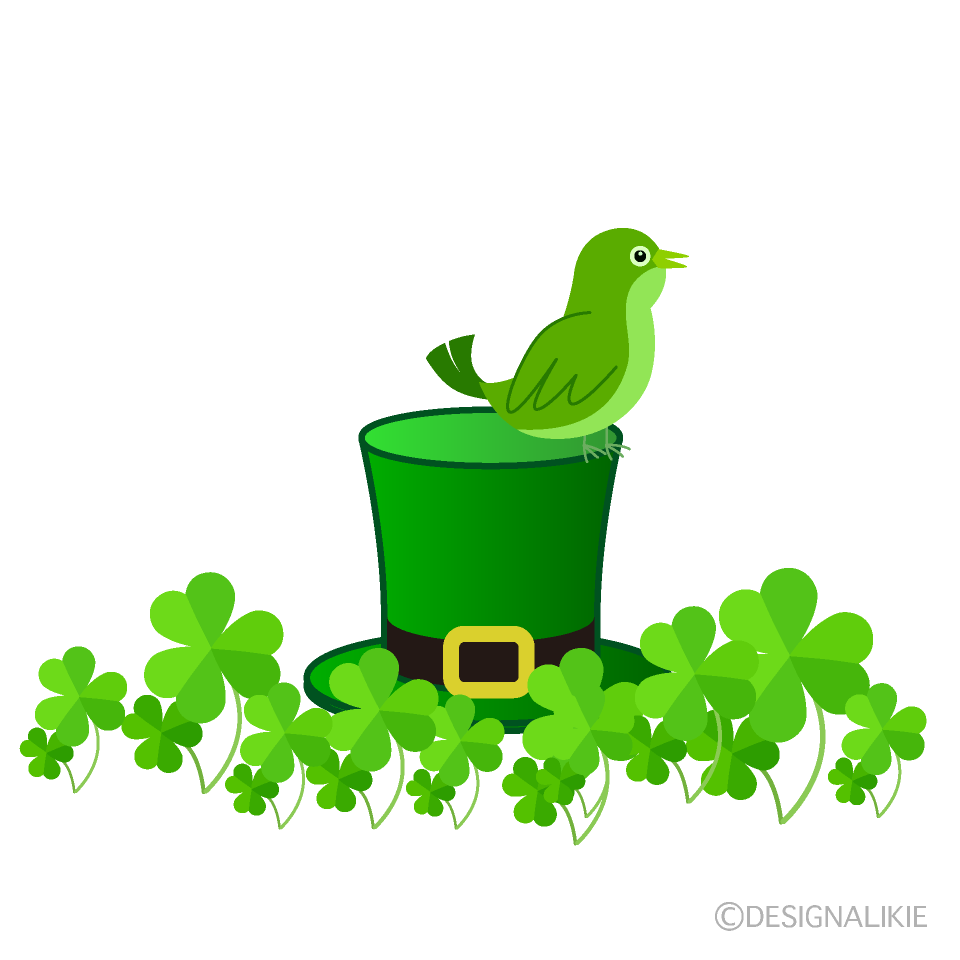 Leprechaun Hat with Bird