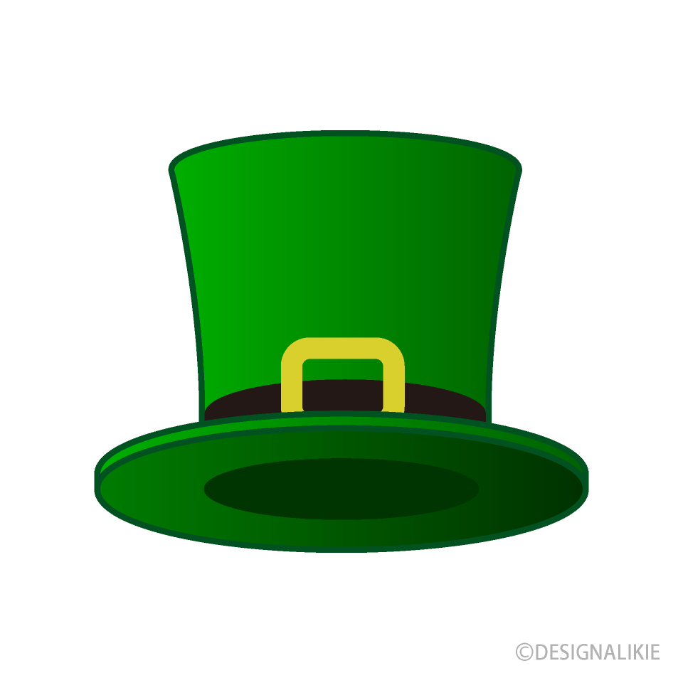 Vista Inferior del Sombrero de Leprechaun con Trébol