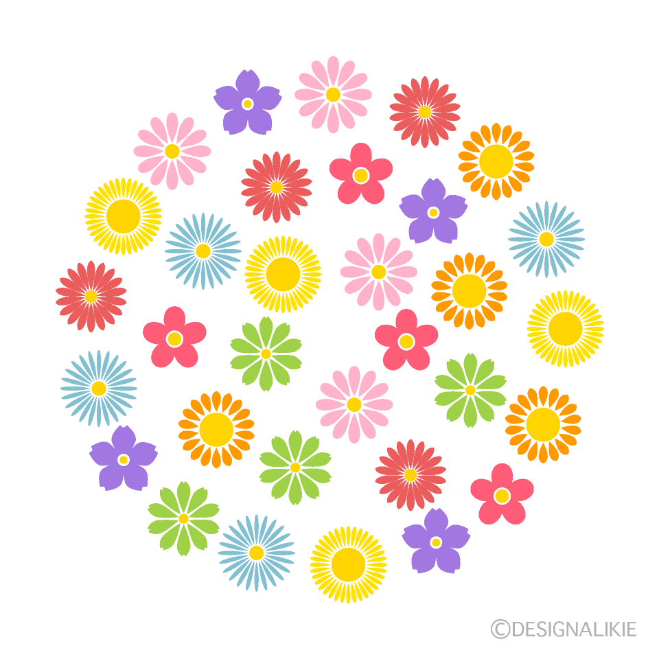 Cute Flower Circle