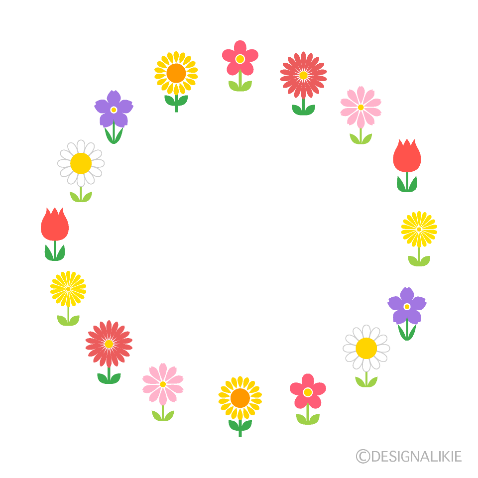 Cute Wildflowers Wreath