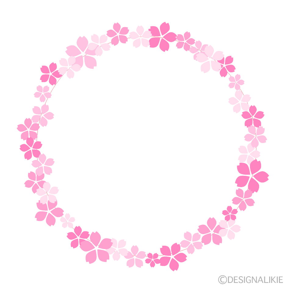 Corona de Corazones y Flores de Cerezo Adorable