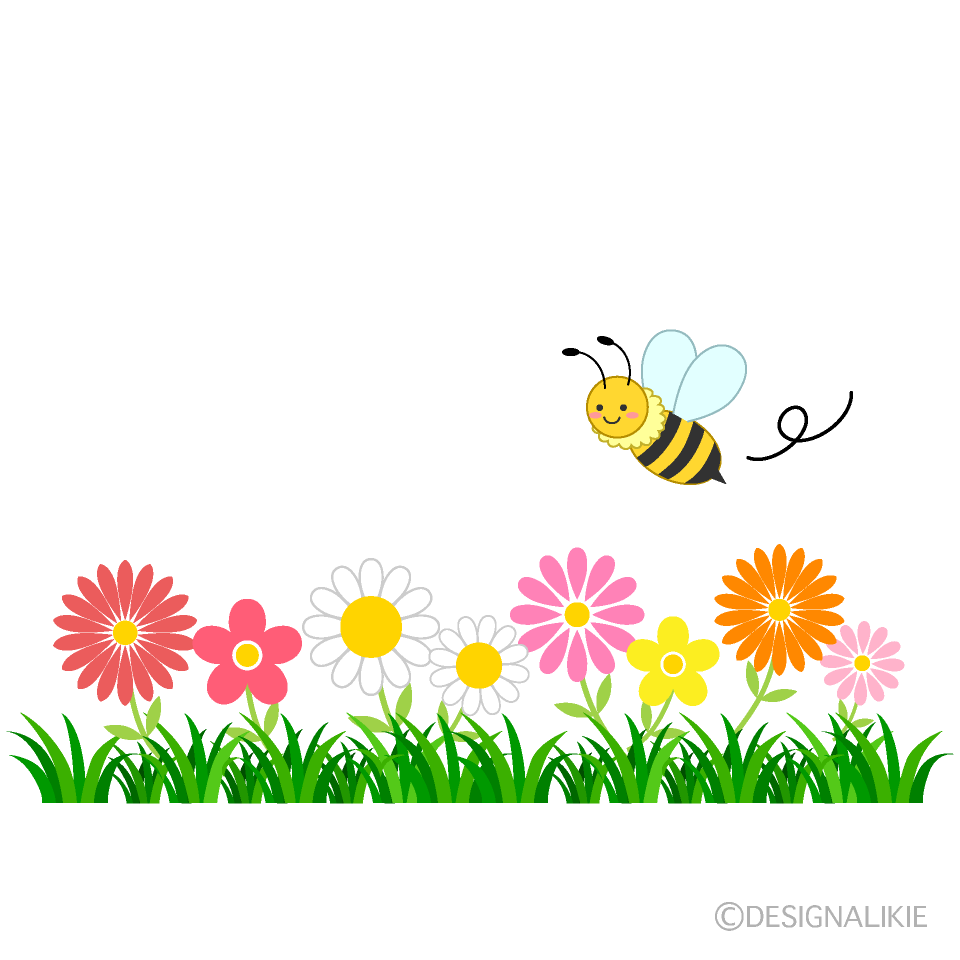 Bee and Wildflowers