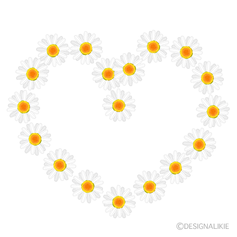 Daisy Heart Wreath