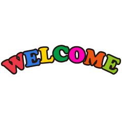 Colorful WELCOME