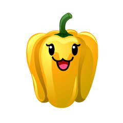 Yellow Bell Pepper Character