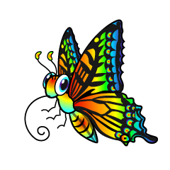 Rainbow Butterfly