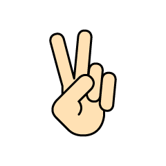 V Sign Hand Sign